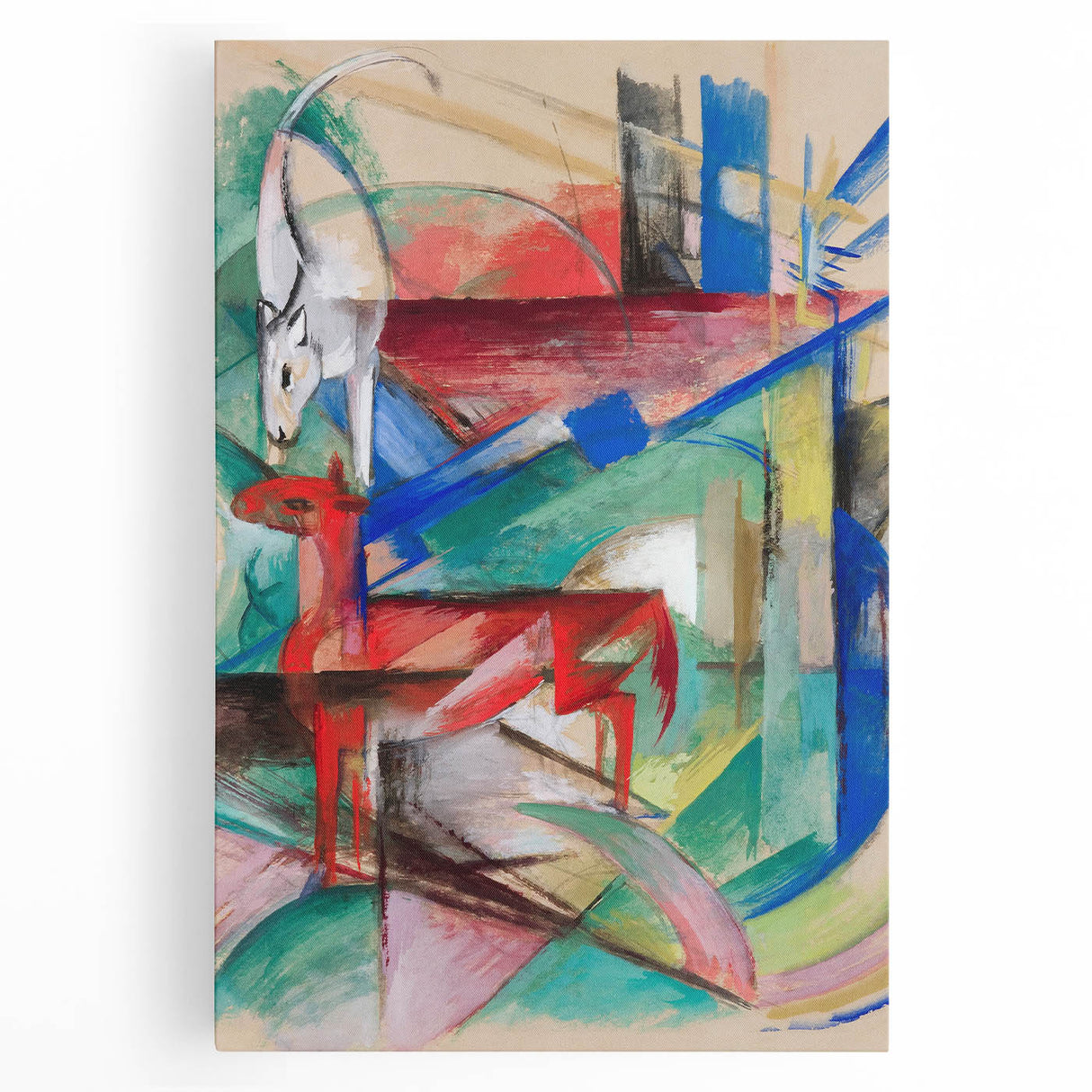 Franz Marc's Abstract Animals - Expressionist Wall Art for Home