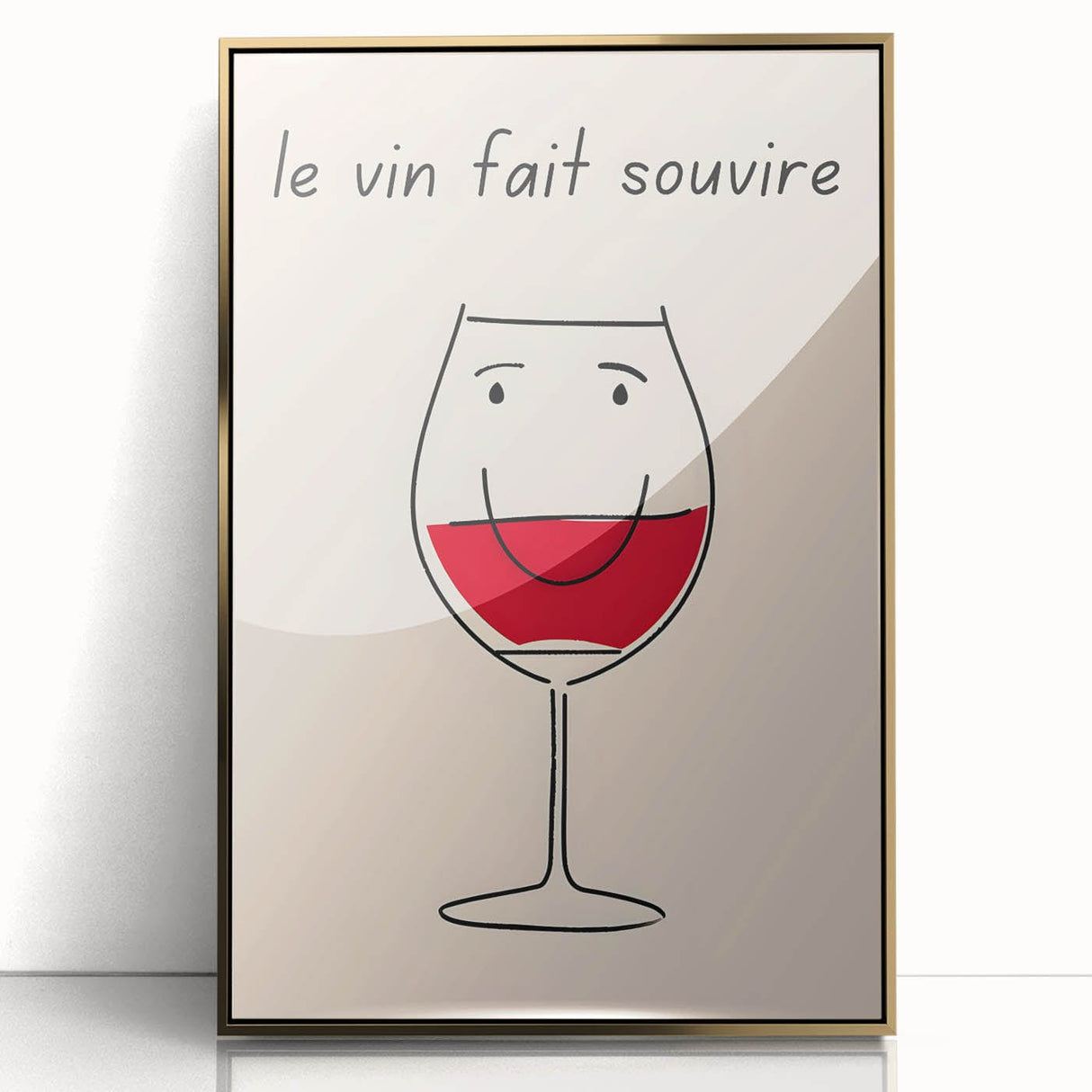 Art deco poster featuring an array of colorful cocktails, printed on framed acrylic.