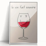 Mid-century modernist art featuring a simplistic geometric design in muted colors on a framed acrylic.