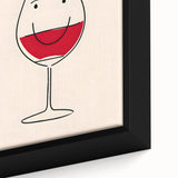 Extra large framed canvas featuring a close-up of colorful, textured food and drinks, ideal for living room decor.