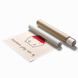 Extra large rolled print featuring a floral design in soft pastel colors.