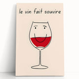 Large black and white stretched canvas featuring assorted kitchen items, ideal for kitchen wall art.