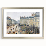 French Theater Square Paris Impressionism Wall Art by Camille Pissarro