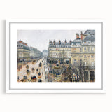 French Theater Square Paris Impressionism Wall Art by Camille Pissarro