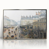 French Theater Square Paris Impressionism Wall Art by Camille Pissarro