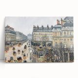 French Theater Square Paris Impressionism Wall Art by Camille Pissarro