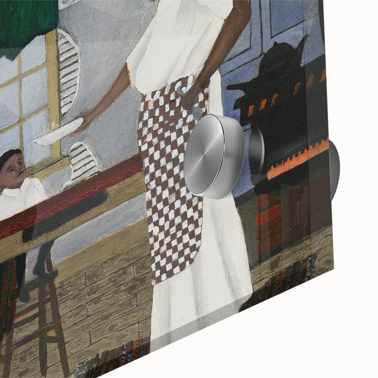 Vintage Family Scene - Modern Wall Art of Sunday Morning Breakfast