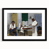 Vintage Family Scene - Modern Wall Art of Sunday Morning Breakfast