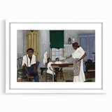 Vintage Family Scene - Modern Wall Art of Sunday Morning Breakfast