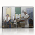 Vintage Family Scene - Modern Wall Art of Sunday Morning Breakfast