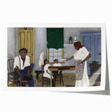 Vintage Family Scene - Modern Wall Art of Sunday Morning Breakfast