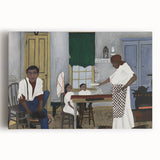 Vintage Family Scene - Modern Wall Art of Sunday Morning Breakfast