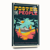 Foster the People Retro Wall Art - Vintage Psychedelic Poster