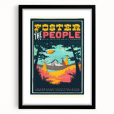 Foster the People Retro Wall Art - Vintage Psychedelic Poster