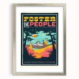 Foster the People Retro Wall Art - Vintage Psychedelic Poster
