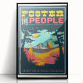 Foster the People Retro Wall Art - Vintage Psychedelic Poster