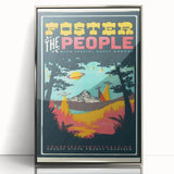 Foster the People Retro Wall Art - Vintage Psychedelic Poster