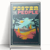 Foster the People Retro Wall Art - Vintage Psychedelic Poster