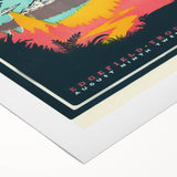 Foster the People Retro Wall Art - Vintage Psychedelic Poster