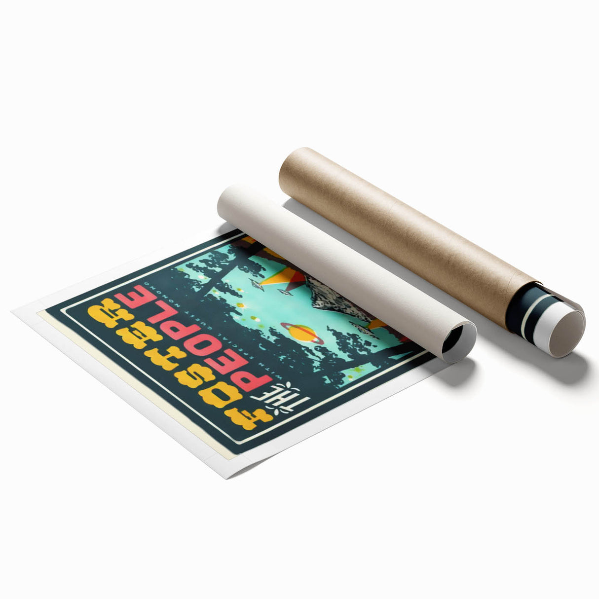 Foster the People Retro Wall Art - Vintage Psychedelic Poster