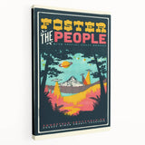 Foster the People Retro Wall Art - Vintage Psychedelic Poster