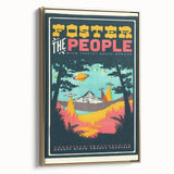 Foster the People Retro Wall Art - Vintage Psychedelic Poster