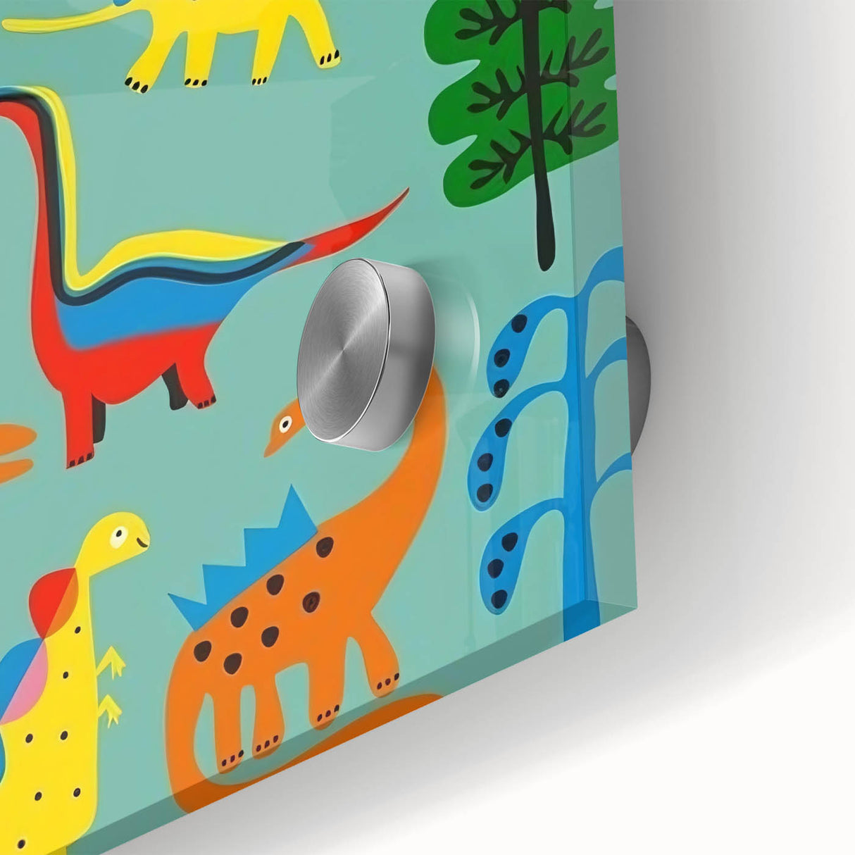 Fun Boys Room Wall Art – Colorful Dinosaur Collection for Kids Rooms