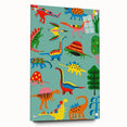 Fun Boys Room Wall Art – Colorful Dinosaur Collection for Kids Rooms