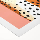 Modern Cheetah Portrait - Personalized Kids Room Art