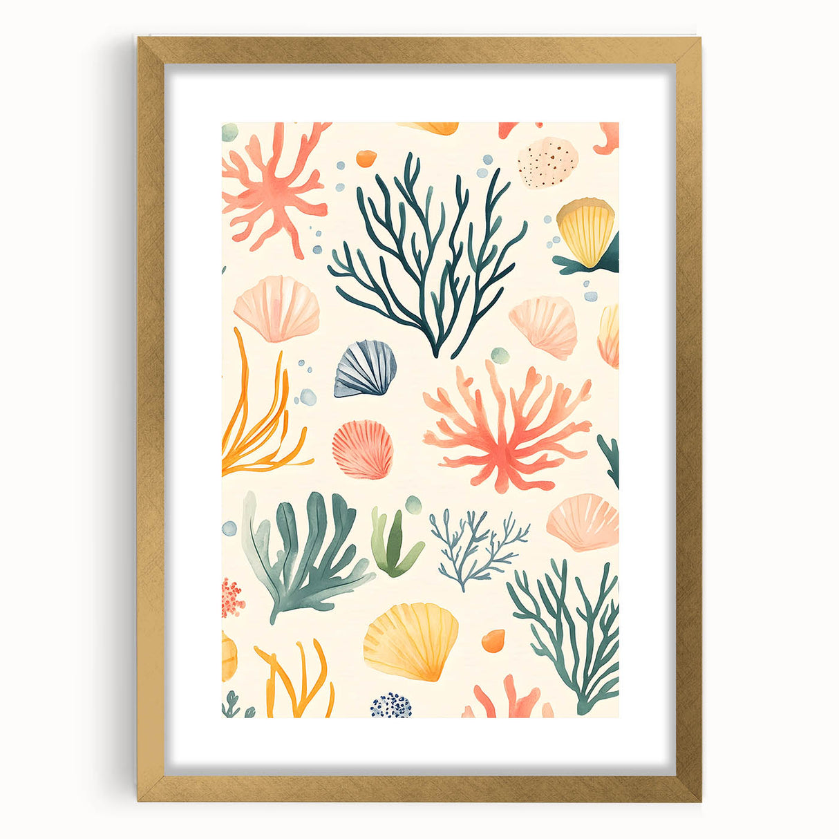 Coral Reef Nursery Wall Art - Baby Room & Kids Room Decor