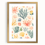 Coral Reef Nursery Wall Art - Baby Room & Kids Room Decor