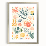 Coral Reef Nursery Wall Art - Baby Room & Kids Room Decor