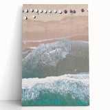 Large black and white abstract canvas depicting summer, ideal for kitchen wall art or bedroom ambiance.