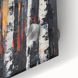 Modern Dining Room Wall Art – Abstract Birch Trees on Canvas