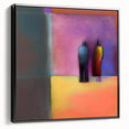 Abstract Figurative Art - Vibrant Living Room Wall Art on Canvas