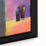 Abstract Figurative Art - Vibrant Living Room Wall Art on Canvas
