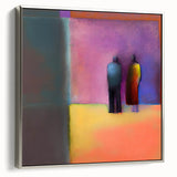 Abstract Figurative Art - Vibrant Living Room Wall Art on Canvas