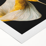 Abstract floral wall art on rolled canvas, showcasing vibrant colors and intricate designs, perfect for enhancing modern home decor. Packaged securely in a sturdy tube for protection during shipping.