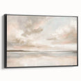 Abstract landscape wall art in a sleek black frame, showcasing vibrant colors and dynamic patterns, ideal for modern home decor or office spaces, adding a touch of sophistication.