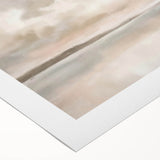 Abstract landscape wall art on rolled canvas showcases vibrant colors and fluid shapes, perfect for modern home decor. The artwork features a blend of blues, greens, and earthy tones, evoking a serene natural scene. Ideal for enhancing living spaces or offices with a touch of artistic flair.