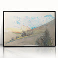 Light Expressionist Landscape - Abstract Watercolor Wall Art Decor