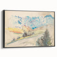 Light Expressionist Landscape - Abstract Watercolor Wall Art Decor