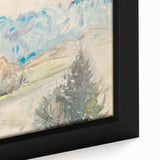Light Expressionist Landscape - Abstract Watercolor Wall Art Decor