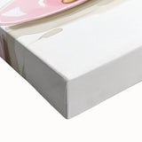 Large art of a black and white landscape painting on stretched canvas, suitable for bedroom wall decor.