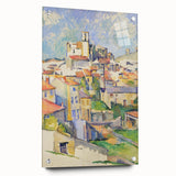 Impressionism Wall Art - Colorful Townscape - Cezanne's Gardanne Print