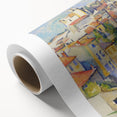 Impressionism Wall Art - Colorful Townscape - Cezanne's Gardanne Print