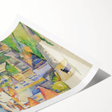 Impressionism Wall Art - Colorful Townscape - Cezanne's Gardanne Print