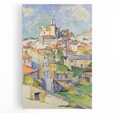 Impressionism Wall Art - Colorful Townscape - Cezanne's Gardanne Print