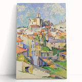 Impressionism Wall Art - Colorful Townscape - Cezanne's Gardanne Print