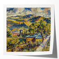 Impressionist Landscape - Modern Wall Art of Rolling Hills and Trees